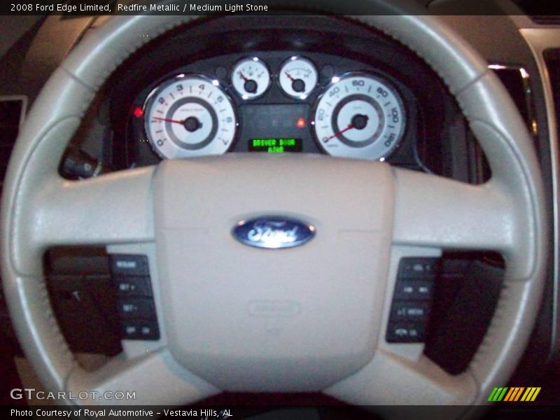 Redfire Metallic / Medium Light Stone 2008 Ford Edge Limited