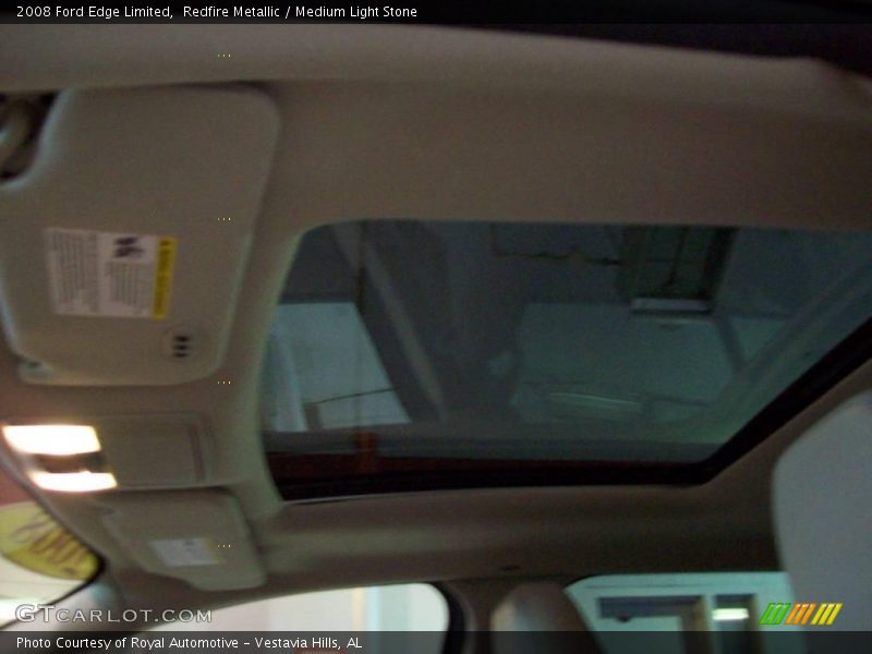 Redfire Metallic / Medium Light Stone 2008 Ford Edge Limited