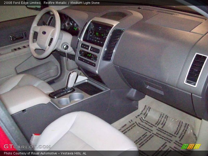 Redfire Metallic / Medium Light Stone 2008 Ford Edge Limited