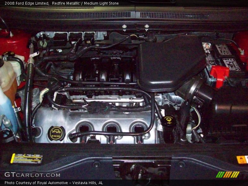 Redfire Metallic / Medium Light Stone 2008 Ford Edge Limited