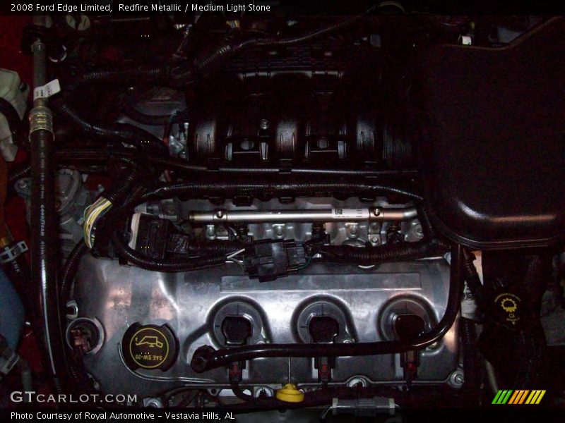 Redfire Metallic / Medium Light Stone 2008 Ford Edge Limited