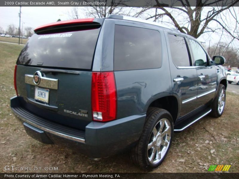 Stealth Gray / Ebony/Ebony 2009 Cadillac Escalade AWD