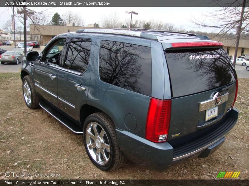 Stealth Gray / Ebony/Ebony 2009 Cadillac Escalade AWD