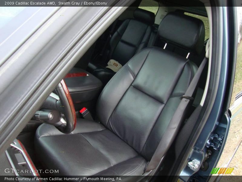 Stealth Gray / Ebony/Ebony 2009 Cadillac Escalade AWD
