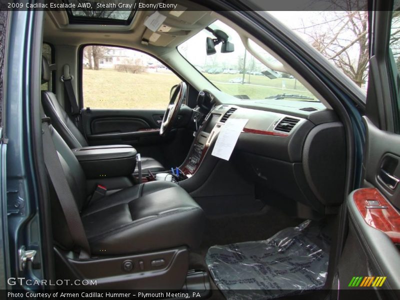 Stealth Gray / Ebony/Ebony 2009 Cadillac Escalade AWD