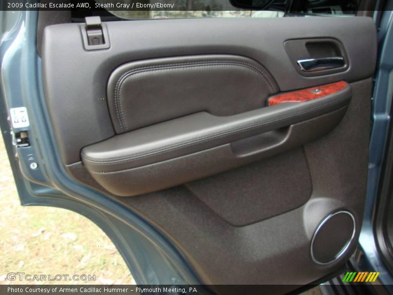 Stealth Gray / Ebony/Ebony 2009 Cadillac Escalade AWD