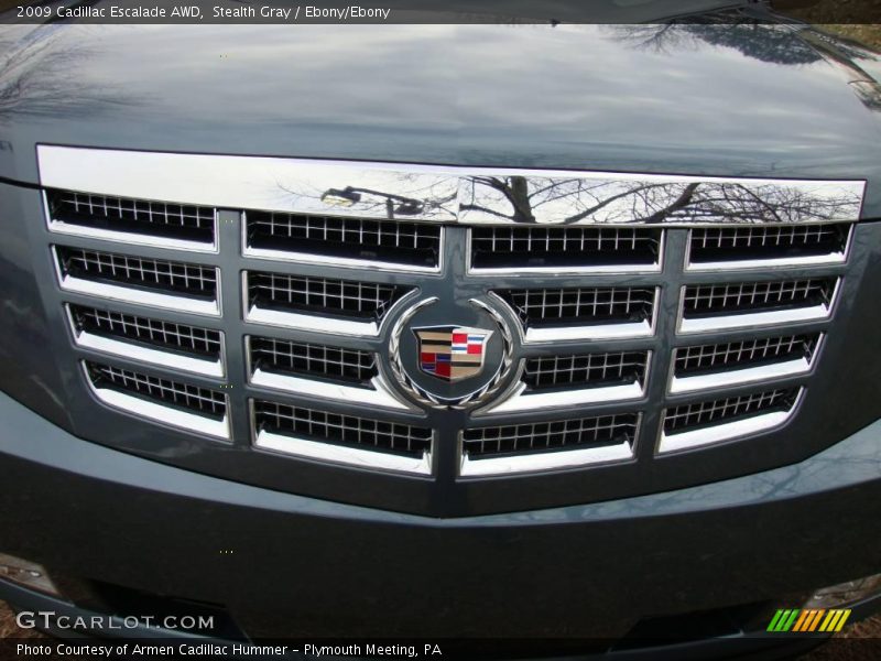 Stealth Gray / Ebony/Ebony 2009 Cadillac Escalade AWD