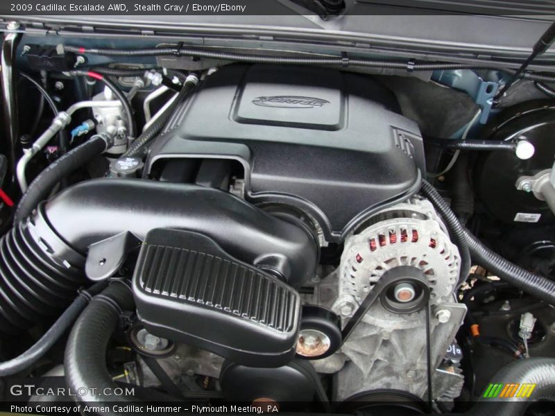 Stealth Gray / Ebony/Ebony 2009 Cadillac Escalade AWD