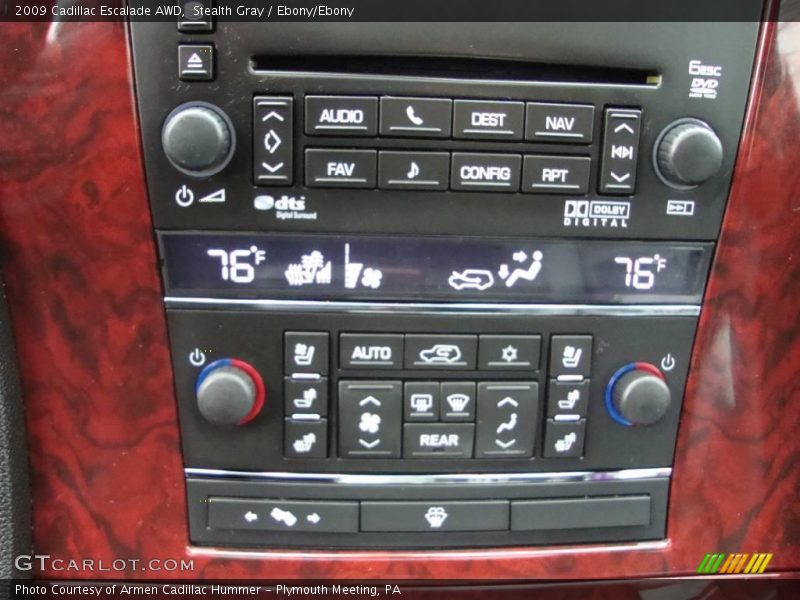 Stealth Gray / Ebony/Ebony 2009 Cadillac Escalade AWD