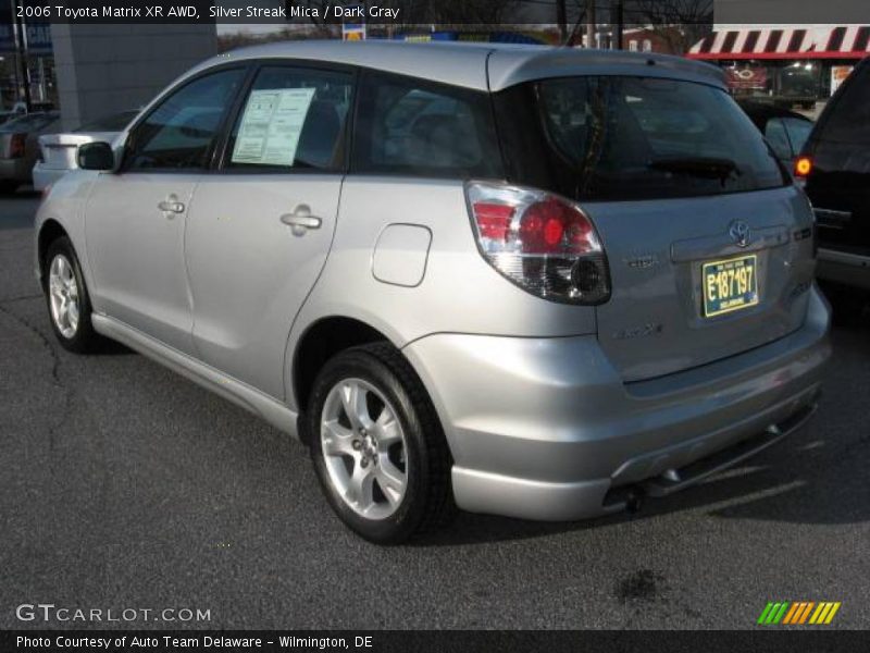 Silver Streak Mica / Dark Gray 2006 Toyota Matrix XR AWD