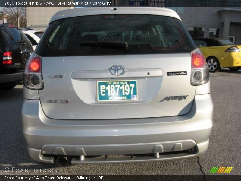 Silver Streak Mica / Dark Gray 2006 Toyota Matrix XR AWD