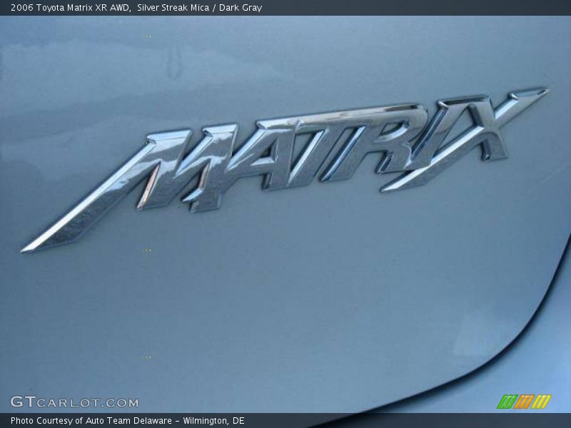 Silver Streak Mica / Dark Gray 2006 Toyota Matrix XR AWD