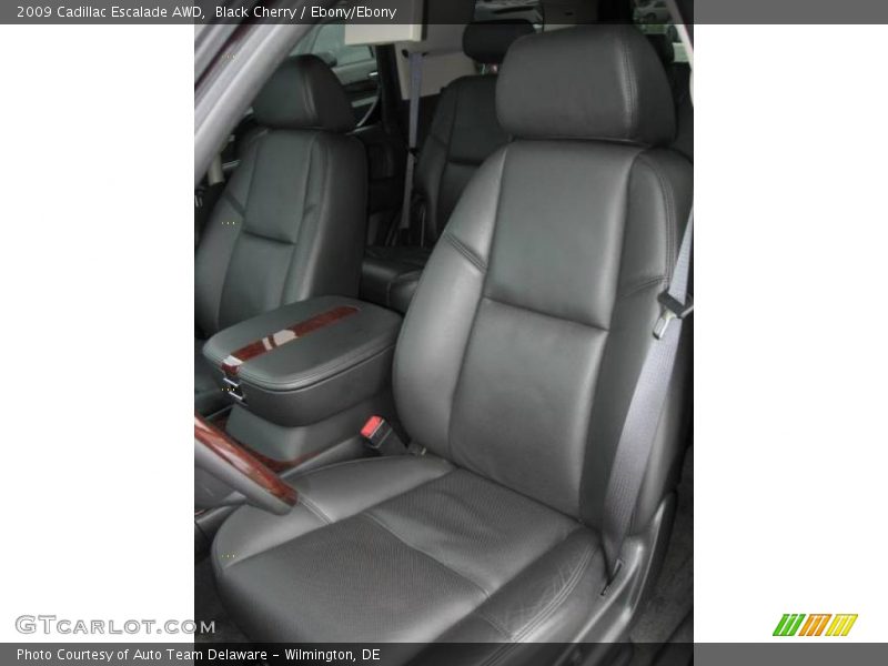 Black Cherry / Ebony/Ebony 2009 Cadillac Escalade AWD