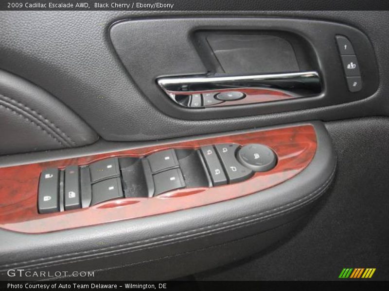 Black Cherry / Ebony/Ebony 2009 Cadillac Escalade AWD