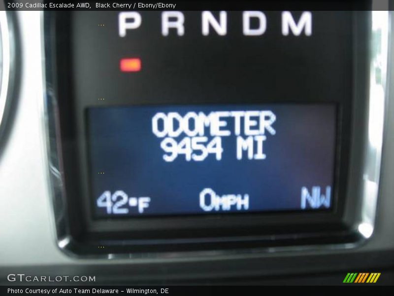 Black Cherry / Ebony/Ebony 2009 Cadillac Escalade AWD