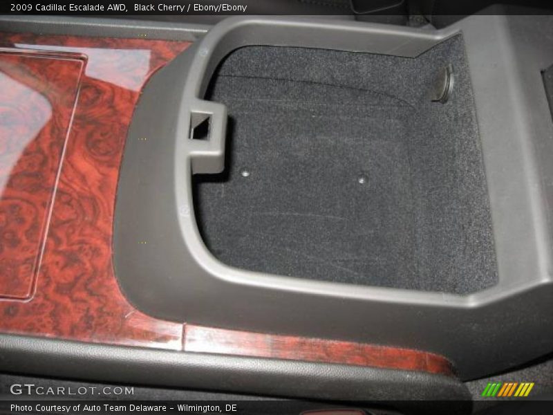 Black Cherry / Ebony/Ebony 2009 Cadillac Escalade AWD
