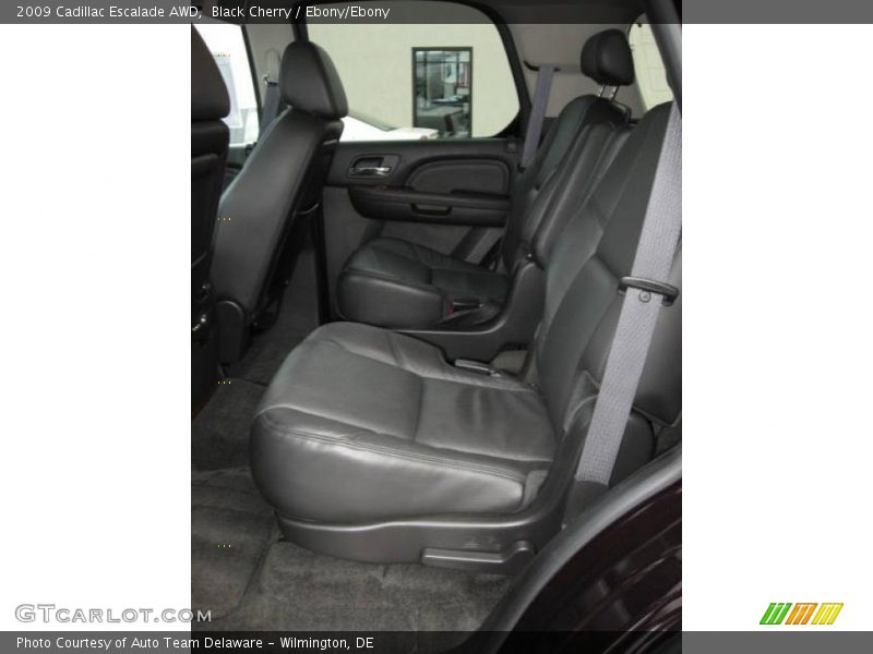 Black Cherry / Ebony/Ebony 2009 Cadillac Escalade AWD