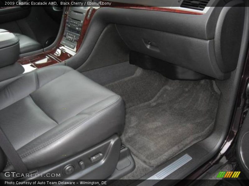 Black Cherry / Ebony/Ebony 2009 Cadillac Escalade AWD