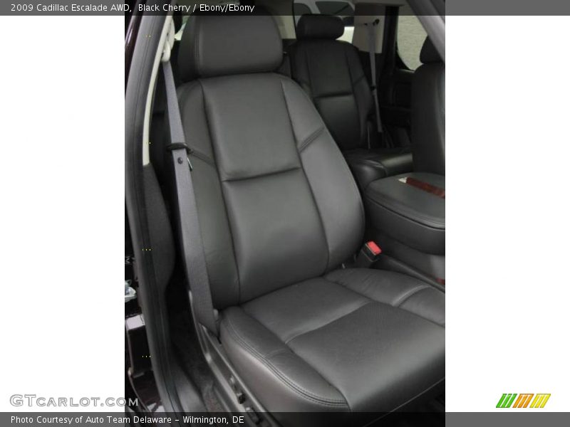 Black Cherry / Ebony/Ebony 2009 Cadillac Escalade AWD