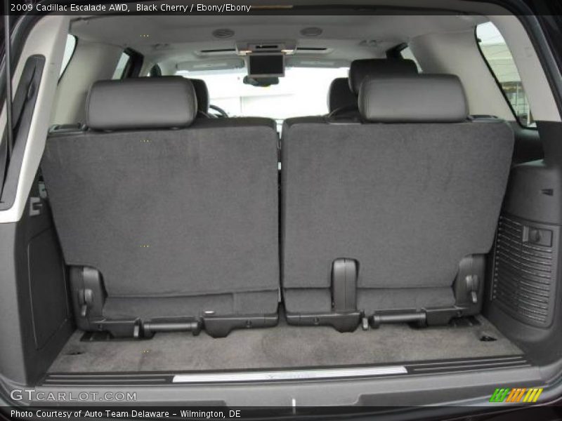 Black Cherry / Ebony/Ebony 2009 Cadillac Escalade AWD