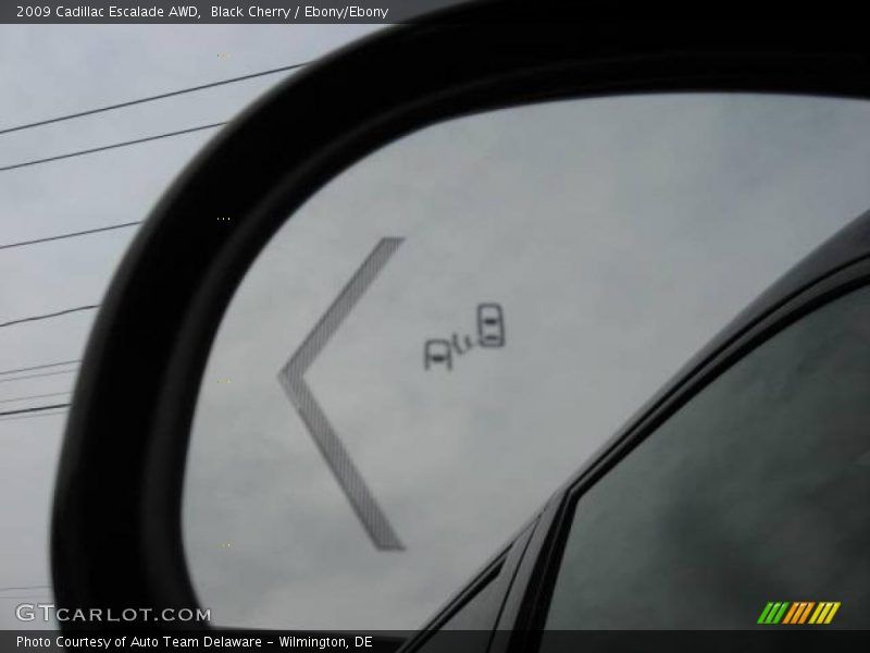 Black Cherry / Ebony/Ebony 2009 Cadillac Escalade AWD
