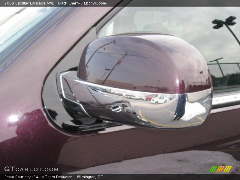 Black Cherry / Ebony/Ebony 2009 Cadillac Escalade AWD