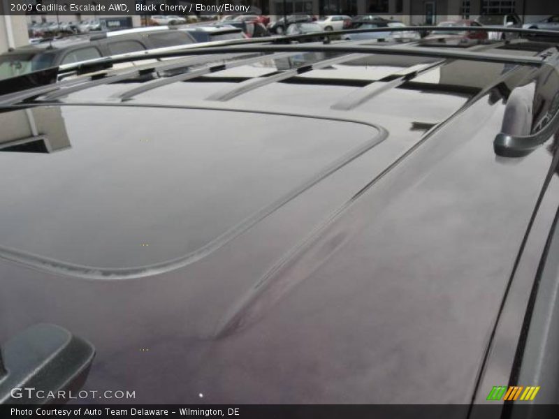 Black Cherry / Ebony/Ebony 2009 Cadillac Escalade AWD
