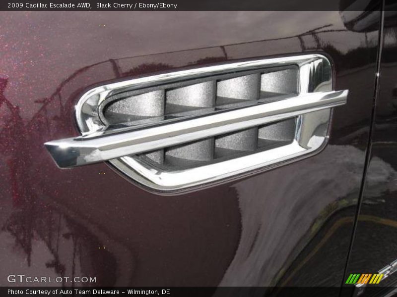 Black Cherry / Ebony/Ebony 2009 Cadillac Escalade AWD