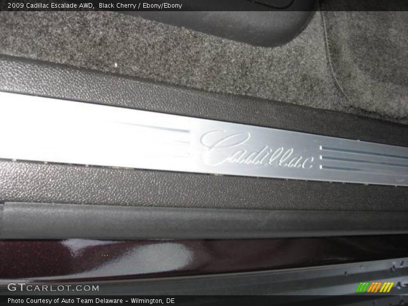 Black Cherry / Ebony/Ebony 2009 Cadillac Escalade AWD