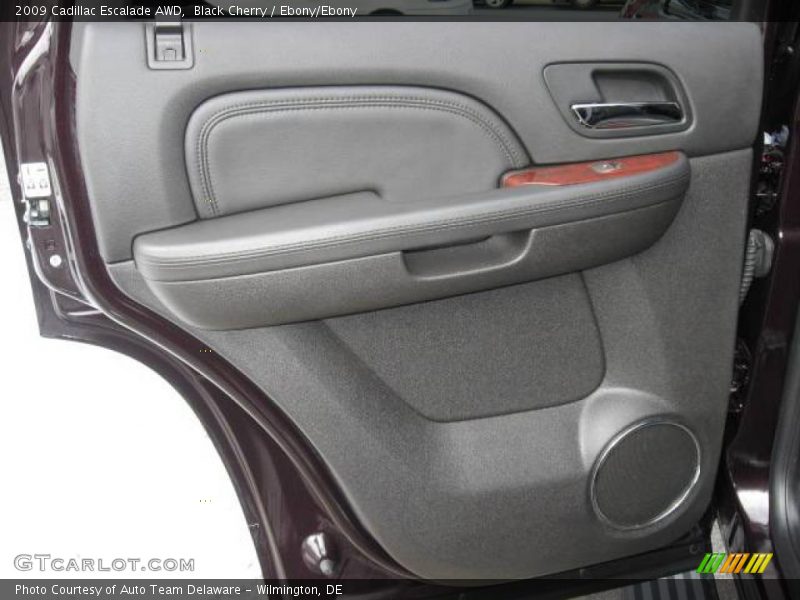 Black Cherry / Ebony/Ebony 2009 Cadillac Escalade AWD