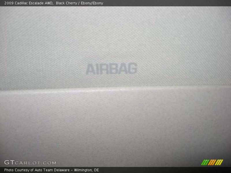 Black Cherry / Ebony/Ebony 2009 Cadillac Escalade AWD