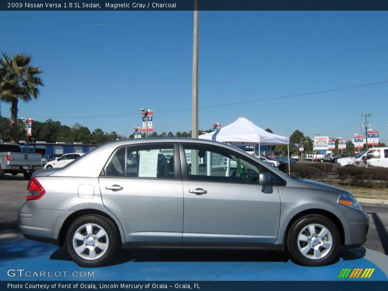 Magnetic Gray / Charcoal 2009 Nissan Versa 1.8 SL Sedan