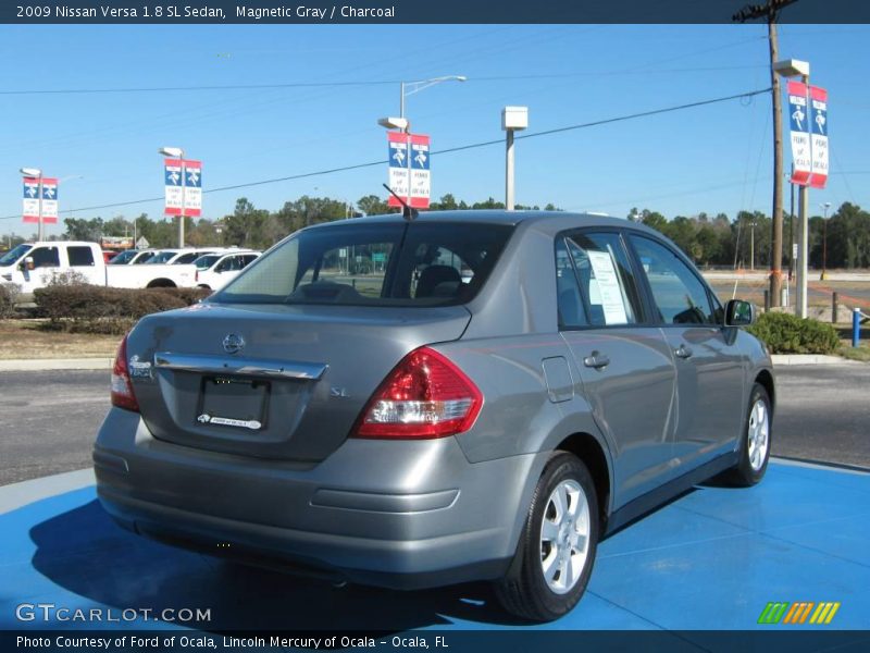 Magnetic Gray / Charcoal 2009 Nissan Versa 1.8 SL Sedan
