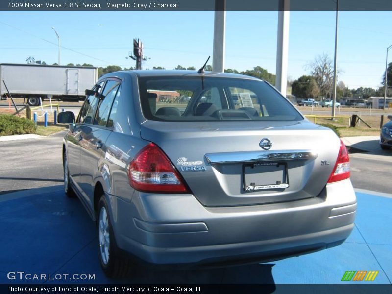 Magnetic Gray / Charcoal 2009 Nissan Versa 1.8 SL Sedan
