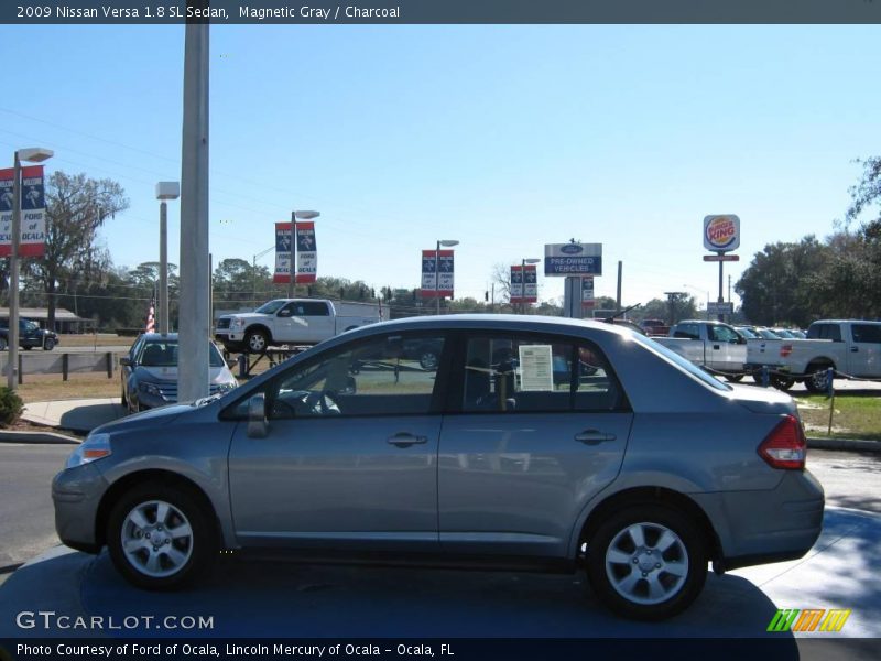 Magnetic Gray / Charcoal 2009 Nissan Versa 1.8 SL Sedan