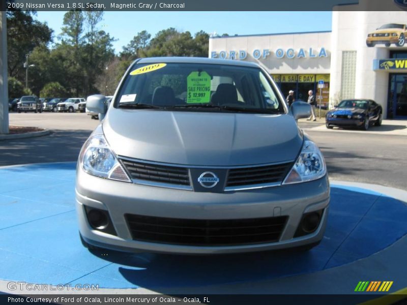 Magnetic Gray / Charcoal 2009 Nissan Versa 1.8 SL Sedan