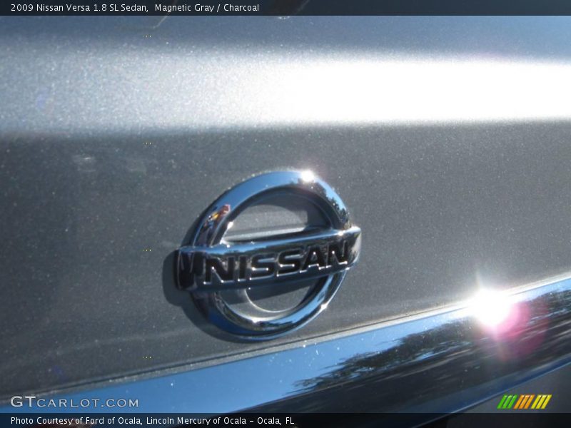 Magnetic Gray / Charcoal 2009 Nissan Versa 1.8 SL Sedan