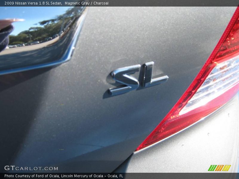 Magnetic Gray / Charcoal 2009 Nissan Versa 1.8 SL Sedan