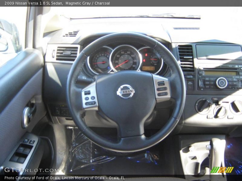 Magnetic Gray / Charcoal 2009 Nissan Versa 1.8 SL Sedan