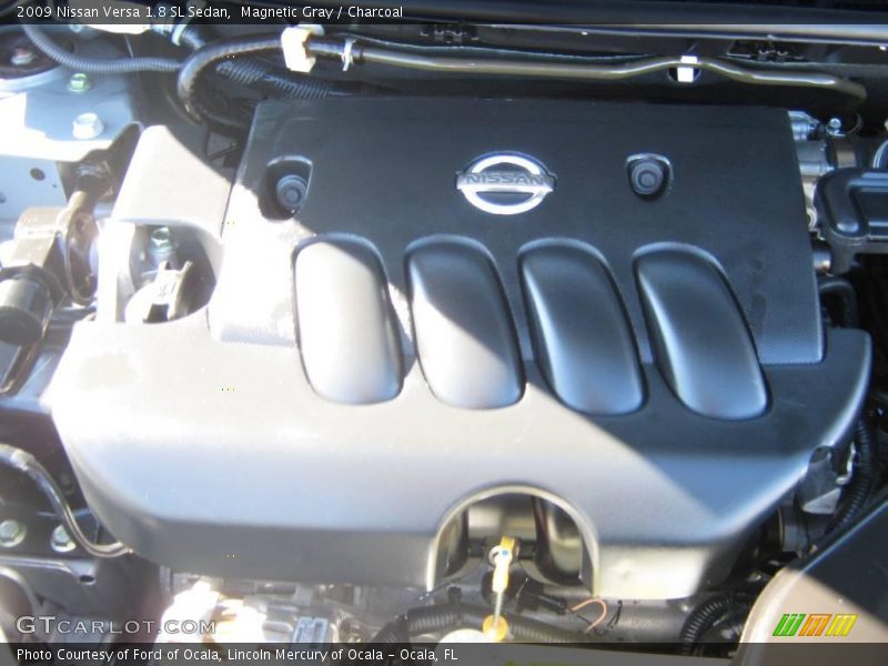 Magnetic Gray / Charcoal 2009 Nissan Versa 1.8 SL Sedan