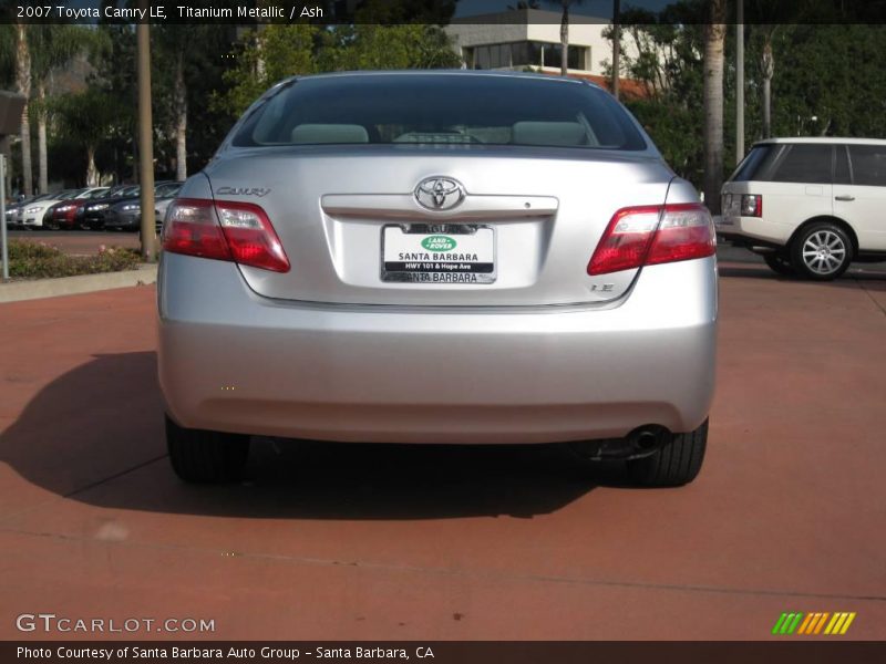 Titanium Metallic / Ash 2007 Toyota Camry LE