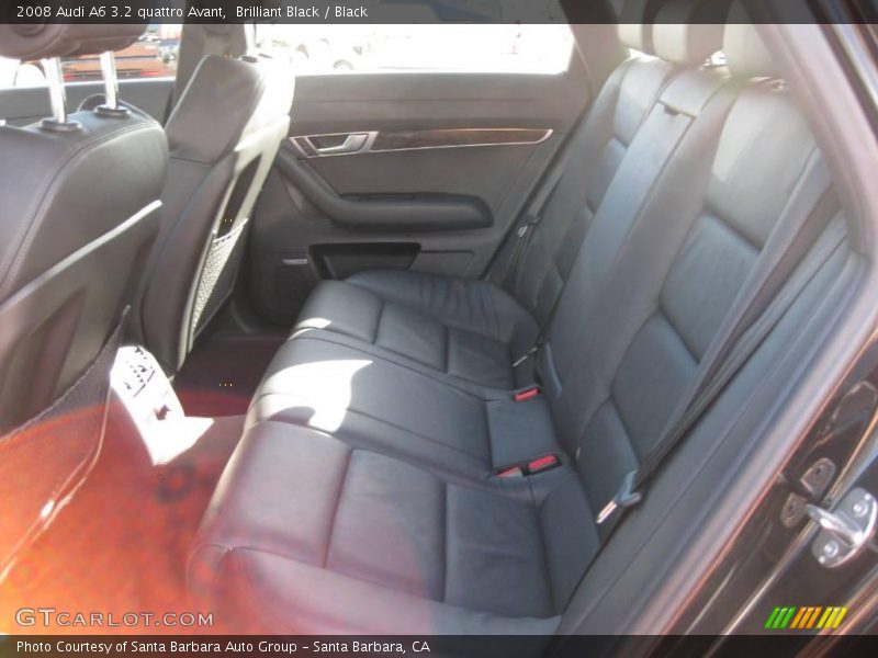 Brilliant Black / Black 2008 Audi A6 3.2 quattro Avant