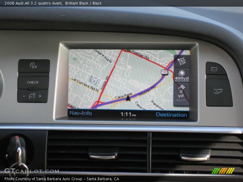 Brilliant Black / Black 2008 Audi A6 3.2 quattro Avant