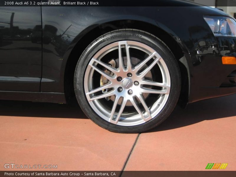 Brilliant Black / Black 2008 Audi A6 3.2 quattro Avant