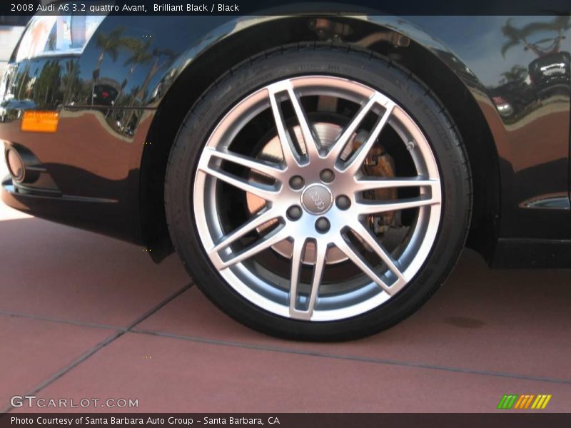 Brilliant Black / Black 2008 Audi A6 3.2 quattro Avant