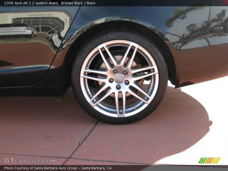 Brilliant Black / Black 2008 Audi A6 3.2 quattro Avant