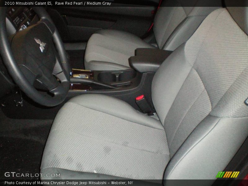 Rave Red Pearl / Medium Gray 2010 Mitsubishi Galant ES