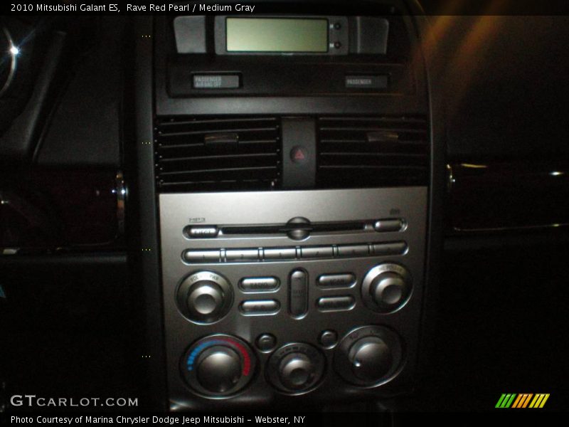 Rave Red Pearl / Medium Gray 2010 Mitsubishi Galant ES