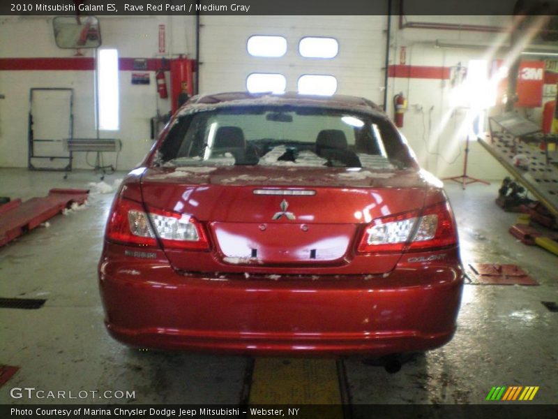 Rave Red Pearl / Medium Gray 2010 Mitsubishi Galant ES