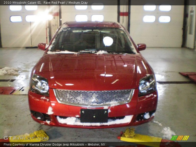 Rave Red Pearl / Medium Gray 2010 Mitsubishi Galant ES